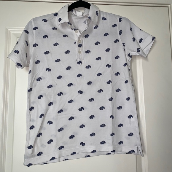 Boys Elephant Short Sleeve Polo - Picture 2 of 5
